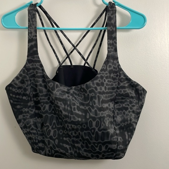 Adidas 11 Honoree Black Grey Sports Bra Size 3x - Picture 3 of 5